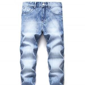 NWT Men's acid wash skinny jeans